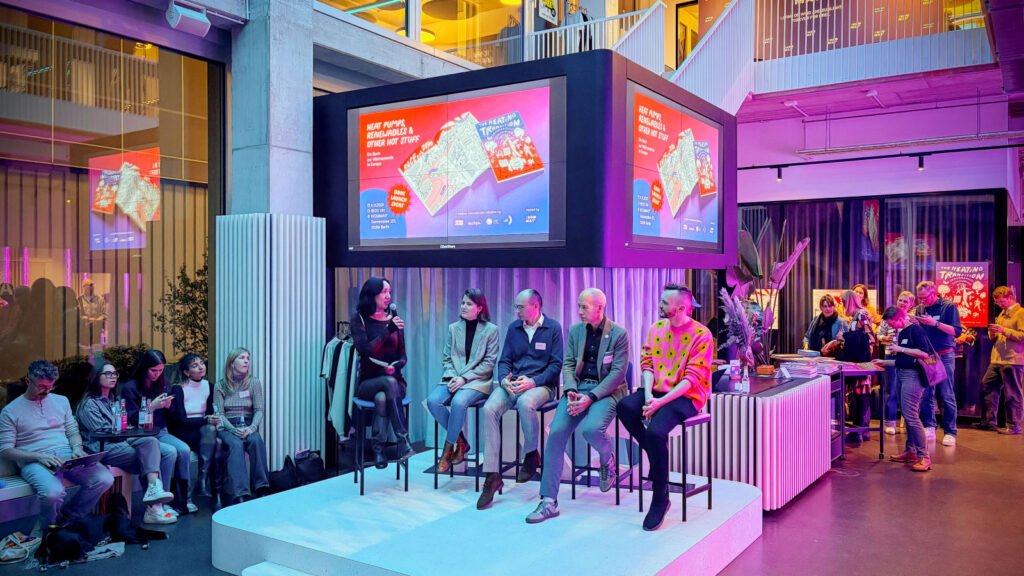 Podiumsdiskussion beim Heat Pumps Book Launch.